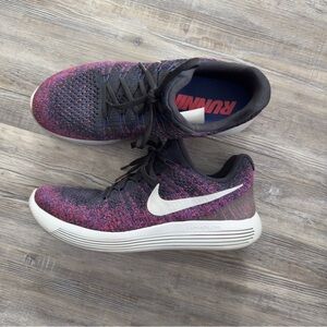 Nike LunarEpic Low Flyknit 2 Hyper Punch Royal Running Shoes Men’s 9